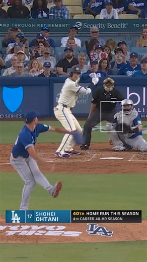 Shohei Ohtani DESTROYS this ball for his 40th home run of the season! 😯 | MLB