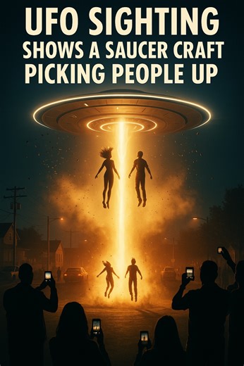 A silent saucer descended… and people began to rise. 👽⚡ The footage looks too real to ignore — what really happened that night? #UFOSighting #AlienAbduction #UnexplainedPhenomenon #SaucerCraft #CinematicMystery | Best UFOS