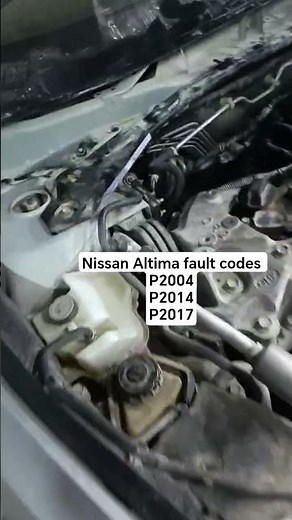 Nissan altima 2018 model we have codes. P2004 P2014 P2017.#sharjah #automobile #uae