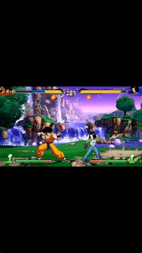 Yamcha Vs Android 17 fight In Dragonball Fighterz Game