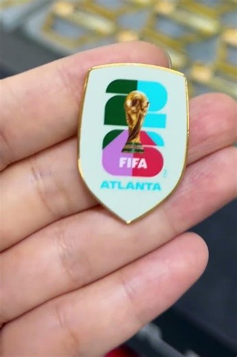 Atlanta Enamel Pin | Custom Gold Plated Pin (Polished Finish)
