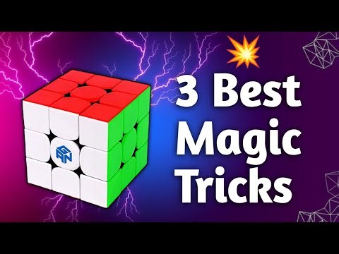 3 Best Magic Tricks rubix's cube solve 💥💥💥so easy #viral#rubikscube