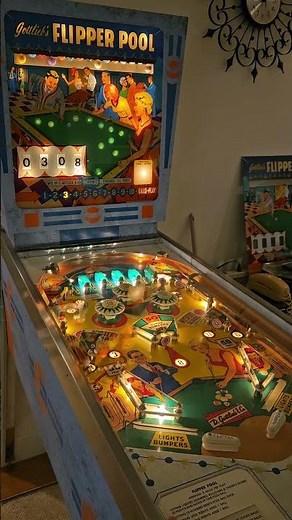 D. Gottlieb & Co "Flipper Pool" 10c pinball machine