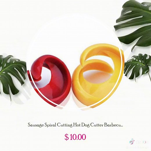 🌭🌀 Transform your hot dogs into spiral masterpieces with this Sausage Spiral Cutting Hot Dog Cutter! Perfect for summer BBQs 🍔 only $10.00! 🛍️ #hotdogcutter #BBQtools #sausagespiral #grillingmusthave #summeressentials #foodiefinds #grillingseason #BBQtime #sausagelove #spiralhotdog 🌭 Shop Now https://forhera-design.com/products/sausage-spiral-cutting-hot-dog-cutter-barbecue-tool