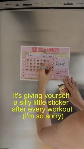 I will not be exercising without my silly little star chart !!! #workoutmotivation #gymhacks