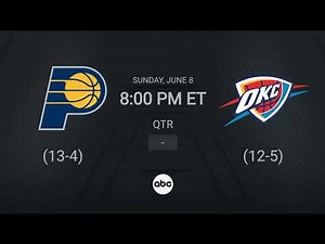 Indiana Pacers vs Oklahoma City Thunder Game 2 | #NBAFinals presented by YouTubeTV Live Scoreboard