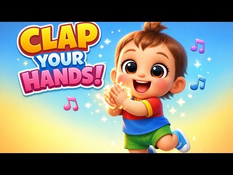 Clap clap Your Tiny Hands | Fun Action Song for Kids | 3D Dance & Movement Rhyme