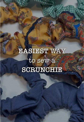 Easy Scrunchie Sewing Tutorial for Beginners