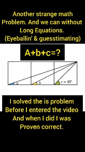 Richard Cespedes on Instagram: "Another strange math Problem. And we can without Long Equations. (Eyeballin' & guesstimating) #math #knowledge #learn #lascruces #technology #know #wow #power #nm #elpaso"
