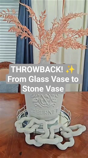 You Won't Believe This Started as a Plain Glass Vase! ✨