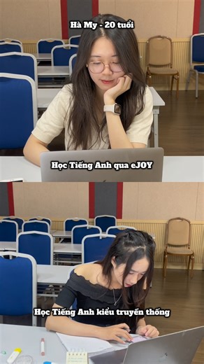 Cùng học tiếng Anh nhưng trải nghiệm khác nhau 180 độ! Mình chọn eJOY – vừa học vừa chơi. Còn bạn thì sao? #eJOY #LearningThroughEntertainment #EnglishChallenge #StudyVsStudy #eJOYEnglish | EJOY English