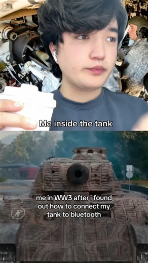 If I was in WW3 and learn how to connect to tank’s Bluetooth #memes #kpop #kpopfyp