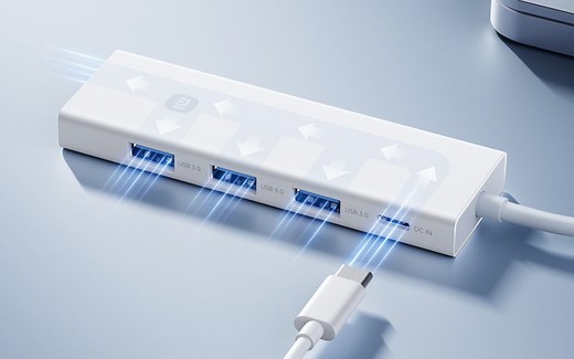 Xiaomi launches 4-in-1 dual-head USB splitter with USB-C and USB-A ports, 5Gbps speed & more - Gizmochina