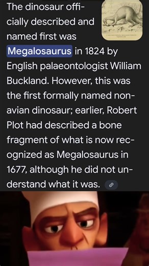 megasaurus, what is the first dinosaur has been discovered