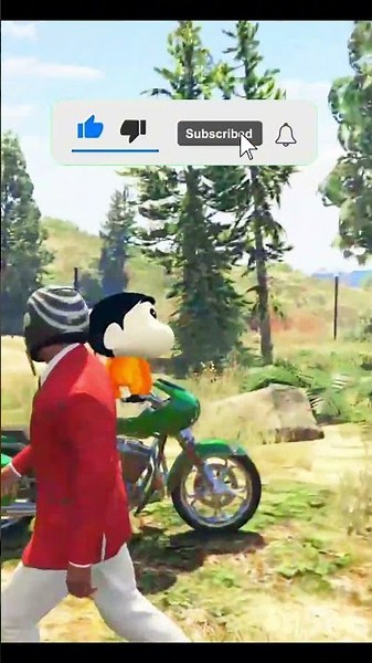 Shinchan🆚Godzilla😈in GTA 5🦞⚡#shorts #shortvideo #trending #gta5 #gta5shorts #shinchan #ironman