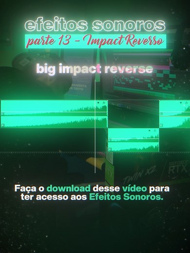 Efeitos Sonoros para Edição de Vídeo Parte 13