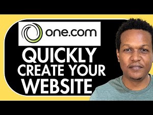 ONE.COM WEBSITE BUILDER TUTORIAL(HOW TO MAKE A WEBSITE ON ONE.COM)