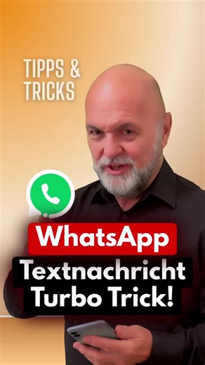 WhatsApp Textnachricht schnell und einfach diktieren!