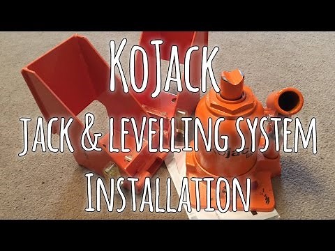 KoJack - Jack & Levelling system - Installation onto a caravan