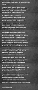 The Butterfly's Ball And The Grasshopper's Feast - The Butterfly's Ball And The Grasshopper's Feast Poem by William Roscoe