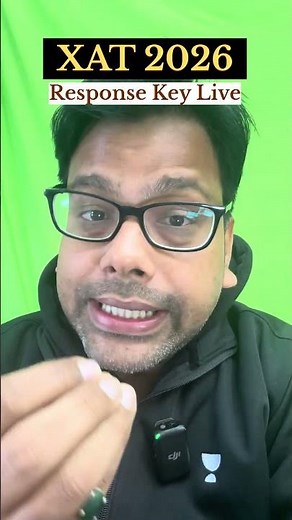 XAT 2026 - Response Key LIVE - AMIYA SIR #xat2026 #xatresponsekey #xatresult