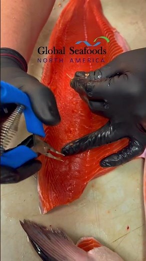 How to Remove Pin Bones from Copper River King Salmon Fillets | Premium Wild Salmon Prep