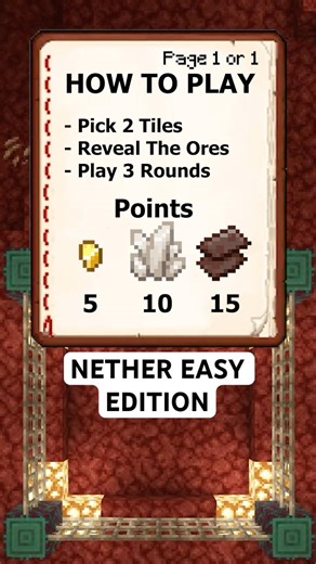 Minecraft Guessing Game (Nether Easy Edition)