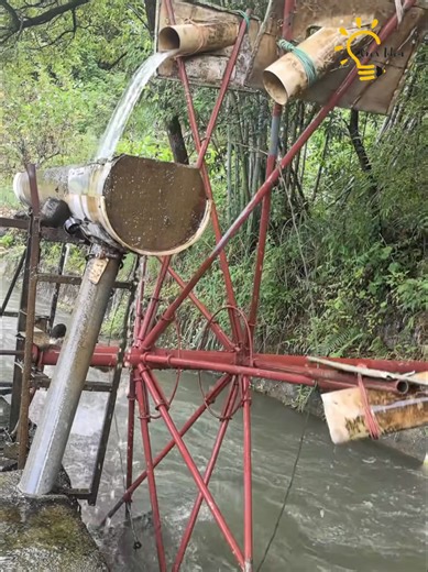 Mesmerizing Waterwheel in Action Nature’s Power Re | Creative World