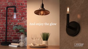 Feit Electric 60-Watt Equivalent ST19 Dimmable Spiral Filament Amber Glass E26 Vintage Edison LED Light Bulb, Warm White ST1960/S/LED/HDRP