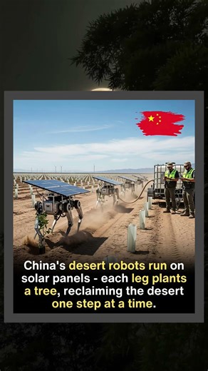 #naofloppa China’s Tree-Planting Robots 🤖🌱