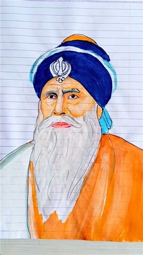 Baba Deep Singh Ji 🙏🏻🔥 #artshorts #art #youtubeshorts #hyperrealism #babadeepsinghji #fypシ