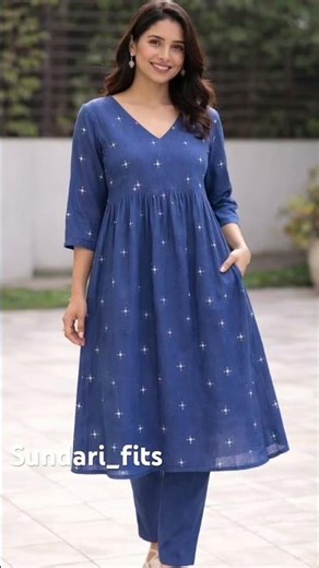 Elegant Blue Kurta Set 👗