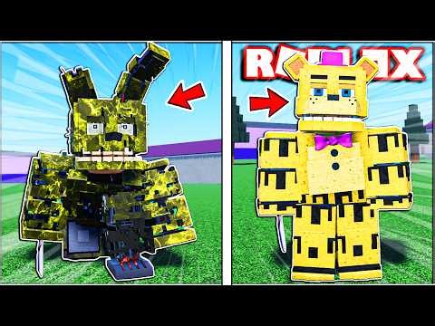 NEW FNAF SPRINGLOCK EXPERIENCE MORPH SHOWCASE I ALWAYS COME BACK! FNAF ROBLOX