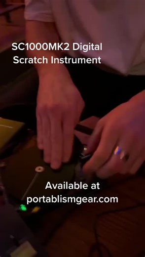 @Nelson X on the SC1000MK2 Digital Scratch Instrument. Available at portablismgear.com #sc1000 #sc500 #sc1000mk2 #portablism #scratching #turntablism #portablescratching #djlife