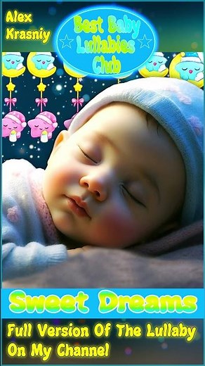 Baby Sleep Music 🌙 Relaxing Bedtime Lullaby 💤 Calm Nights and Happy Dreams ⭐💤