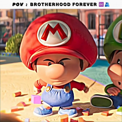 "Brotherhood Forever 🫂♾️ " | Super Mario Bros | Headlights feat. KIDDO(Slowed) #trending #shorts