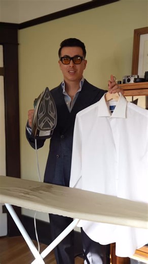 How to Iron a dress shirt. This is a quick, and easy method. #menstyletips #howto #howtoiron #howto #irontips #dressshirt | The Scott Effect
