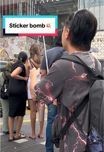 Graffiti Art and Sticker Bombing at Pavilion Bukit Bintang