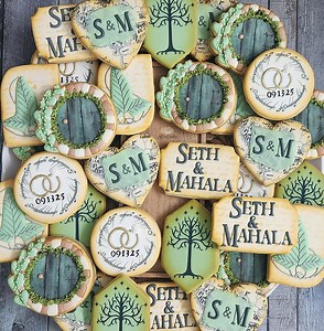 Lord of the Rings Inspired Bridal Wedding Cookies - Etsy