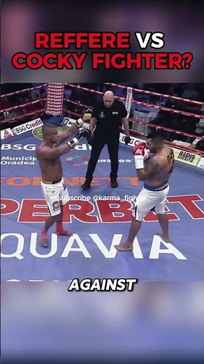 REFF VS COCKY FIGHTER‼️