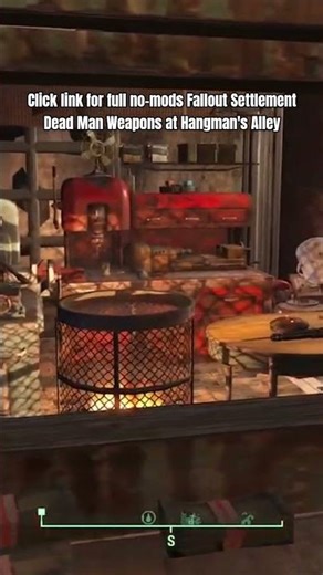 Fallout 4 - Dead Man Weapons Vendor at Hangman's Alley no mods