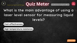 What is the main advantage of using a laser level sensor for measuring liquid levels? Watch Full Video: https://bit.ly/LevelSensorQ Website: https://instrumentationtools.com/ Tags: #level #levelsensors #instruments #instrumentation | InstrumentationTools