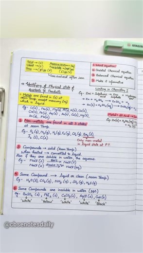 🔥 Class 10 Chemistry Ch 1 in 60 sec!Chemical Reactions & Equations made EASY 💥 #class10 #cbse #board