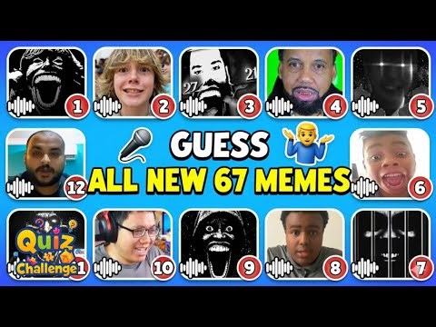 Guess ALL New 67 Memes Guess The Meme Original vs Edit 67, 2721, 421, 67 Remake