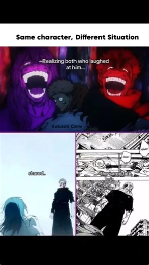 The Final Laugh:A Shared Fate 🌑📉When the mockery ends in absolute silence #JJK #Yuji #Sukuna #Anime