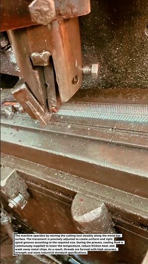 Thread Manufacturing Process Using Thread Rolling Machine