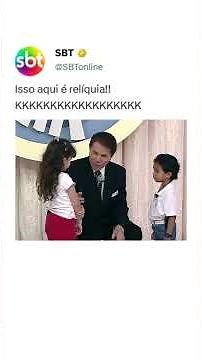 Um momento pérola da televisão que vale a pena relembrar! 😂