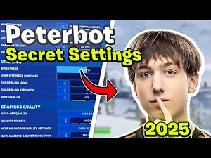 Peterbot Reveals NEW Settings & Stretched Res in Fortnite! (UPDATED)