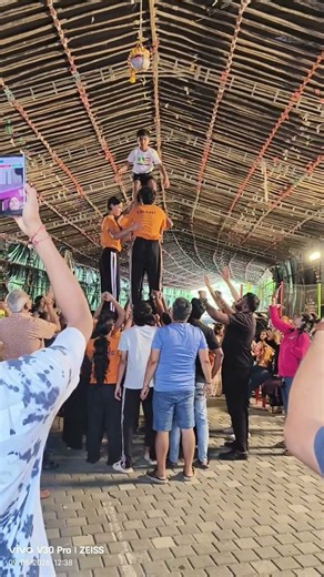 Hathi Ghoda Palki 🙏 Jai Kanhaiya Lal Ki 💙😍 | School Dahi Handi Celebration 🎉 #Shorts