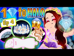I Traded 💎1 DIAMOND💎 Into A HALO Ep. 4 ~Royale High Trading Challenge